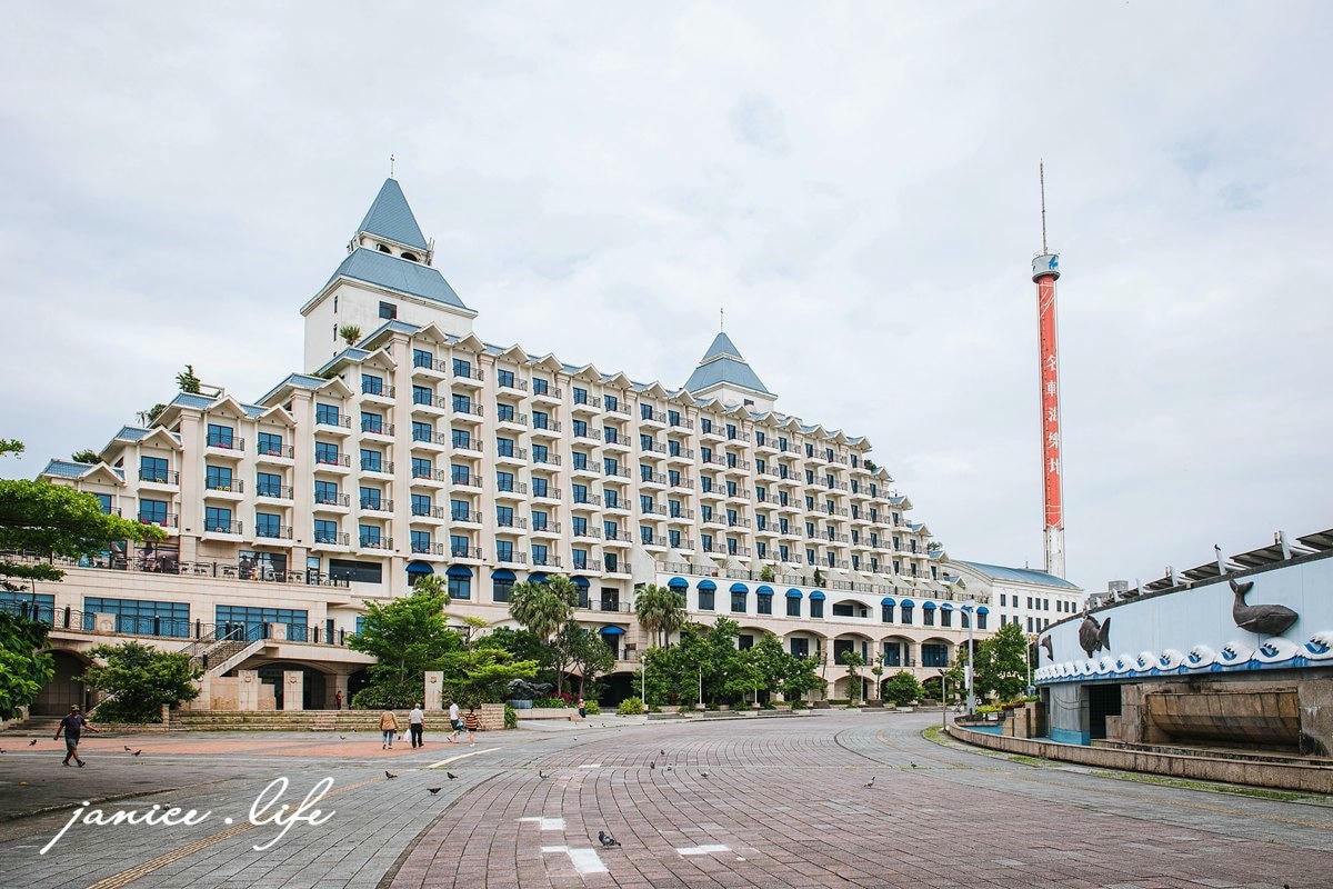 「福容大飯店 淡水漁人碼頭」獨特郵輪造型外觀，精緻又吸睛。