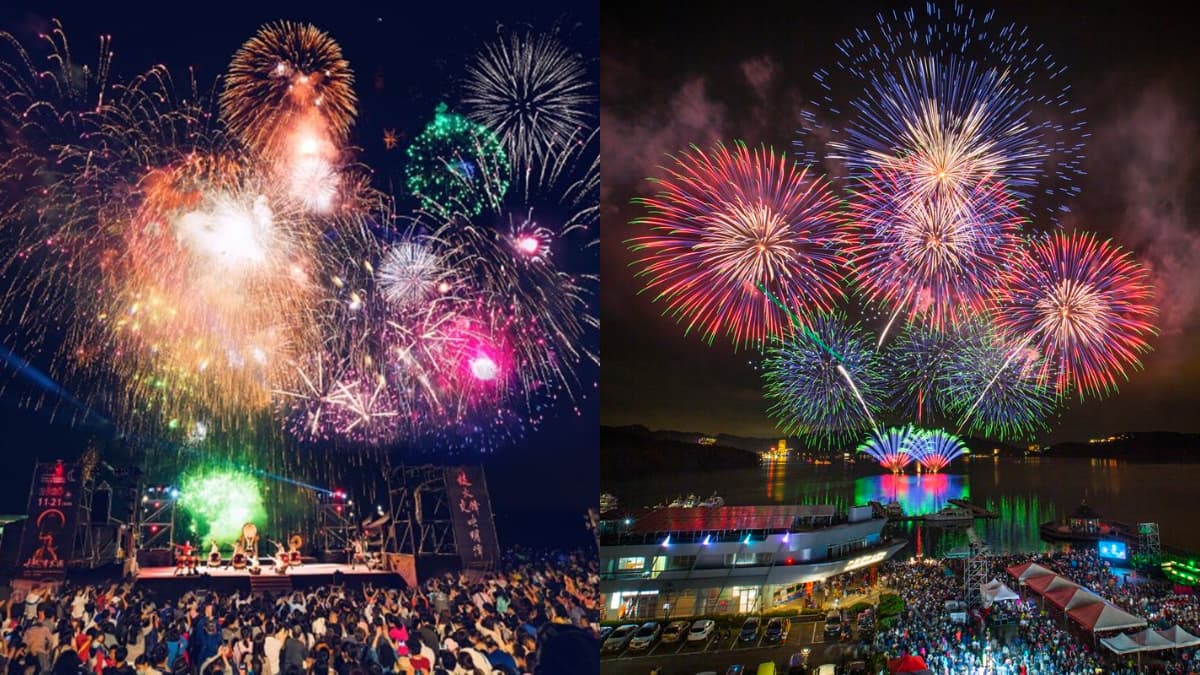 ３場煙火秀接力登場！「2025日月潭花火嘉年華」表演卡司、周邊活動一次看