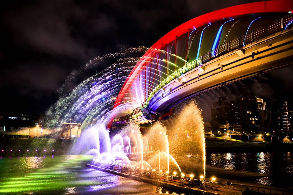 連續37天!「台北水舞嘉年華」本週登場,全台唯一雙水幕投影、彩虹特效美翻 連續37天!「台北水舞嘉年華」本週登場,全台唯一雙水幕投影、彩虹特效美翻