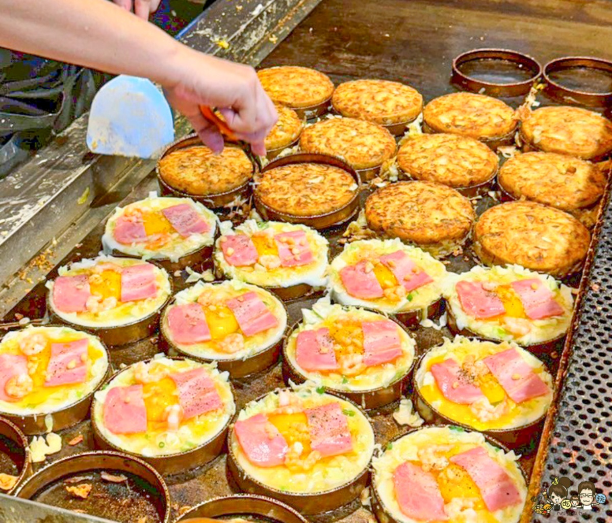 饒河夜市美食８：福島屋圓圓燒