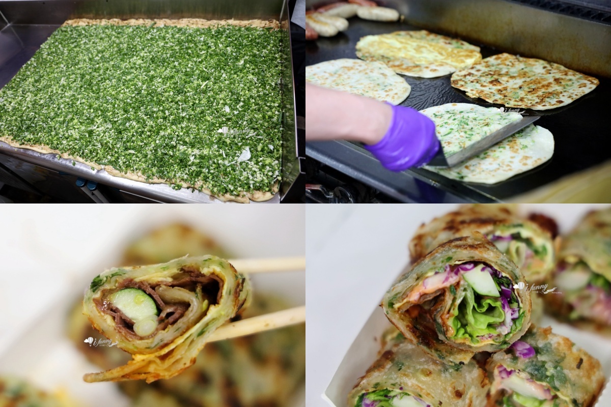 饒河夜市美食10：蔥海手工蔥油餅