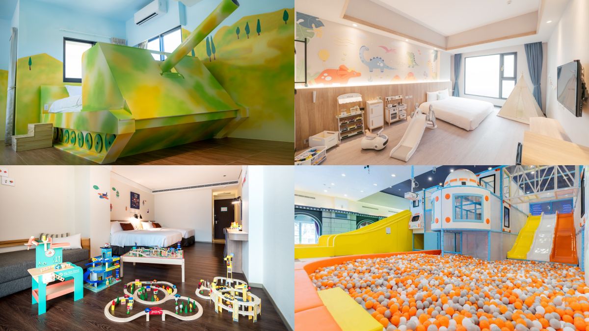 小孩放電、大人充電！親子旅宿５家：露天泳池、卡通主題房，票選抽免費住