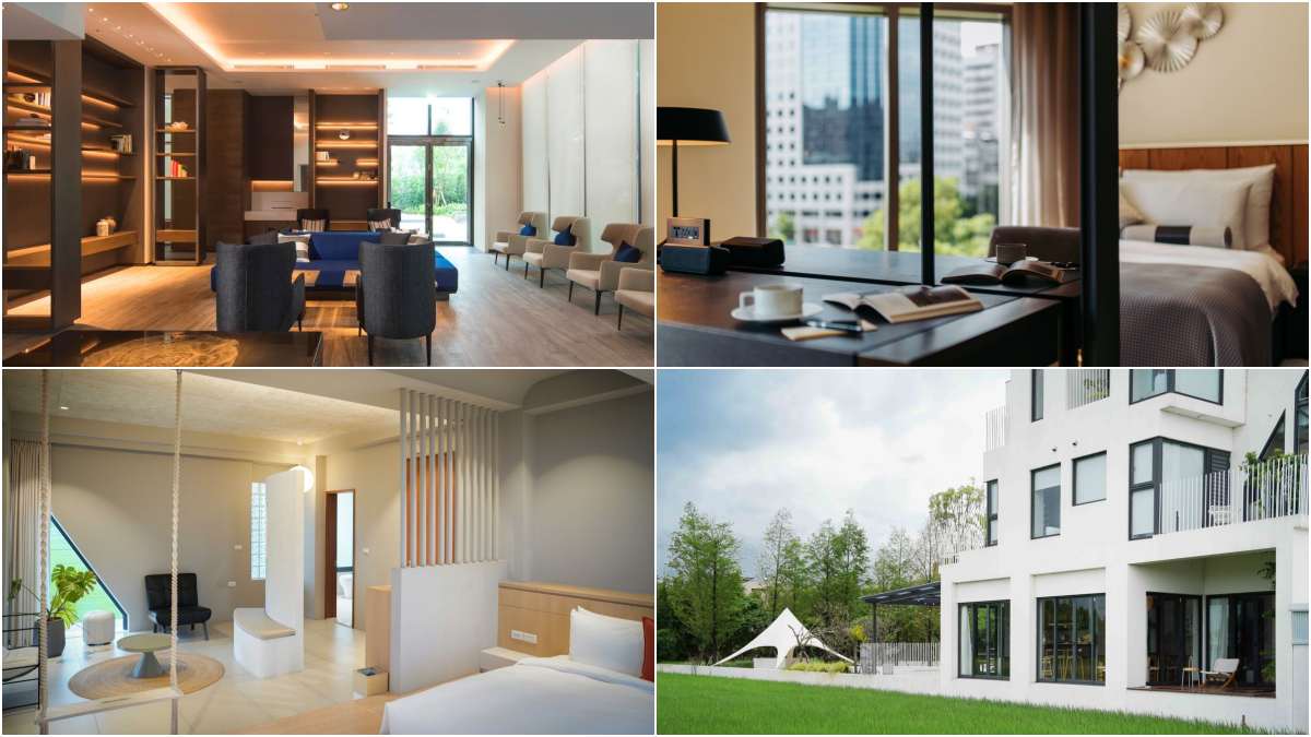 高顏值設計旅宿４選：稻浪間純白Villa、落羽松獨棟清水模，票選抽免費住宿券