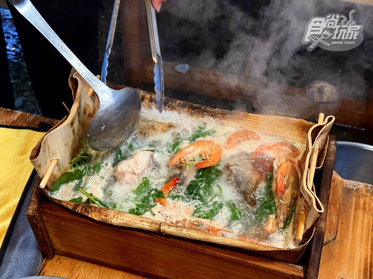 真正的「部落流水席」在這!IG超夯「河上餐桌」開箱:浮誇菜色、DIY體驗 真正的「部落流水席」在這!IG超夯「河上餐桌」開箱:浮誇菜色、DIY體驗