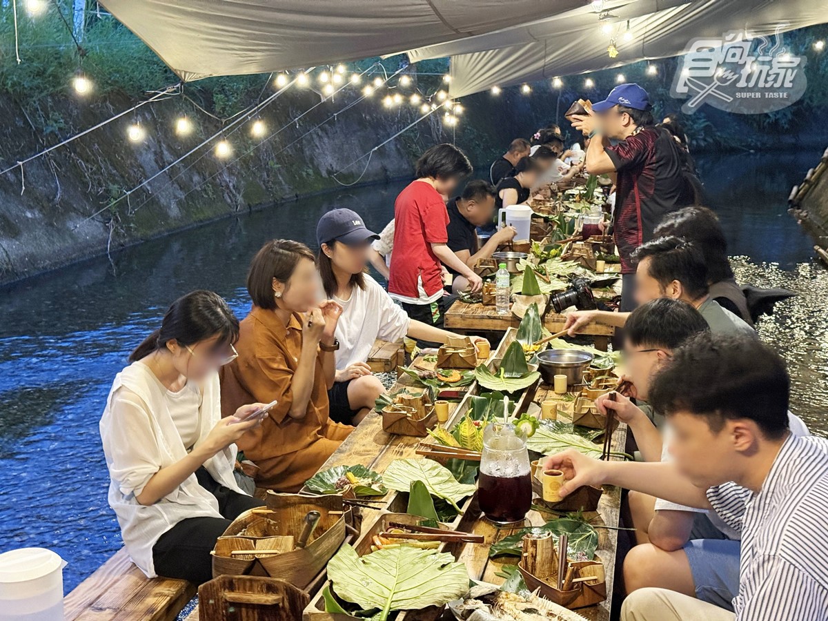 真正的「部落流水席」在這!IG超夯「河上餐桌」開箱:浮誇菜色、DIY體驗 真正的「部落流水席」在這!IG超夯「河上餐桌」開箱:浮誇菜色、DIY體驗