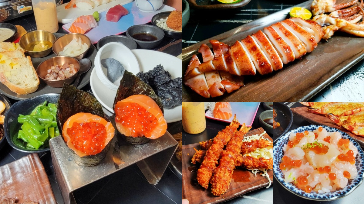 40道串燒、熱炒吃到飽！「高CP值日料」699元起開吃，還有包廂能唱KTV