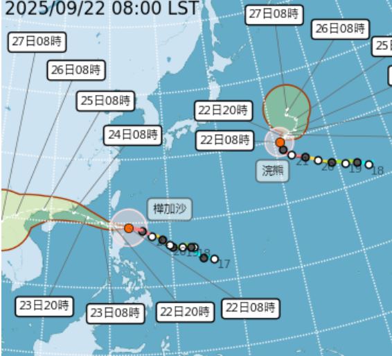 午後10縣市達停班課標準!強颱樺加沙「已達巔峰」,專家示警:慎防致災雨彈 午後10縣市達停班課標準!強颱樺加沙「已達巔峰」,專家示警:慎防致災雨彈