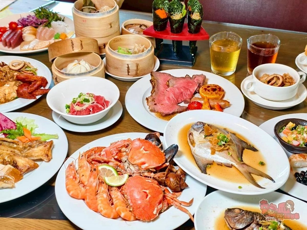 台南吃到飽17間全攻略:500元起開吃道地料理,牛肉湯、擔仔麵無限夾 台南吃到飽:台南大員皇冠假日酒店-元素全日餐廳