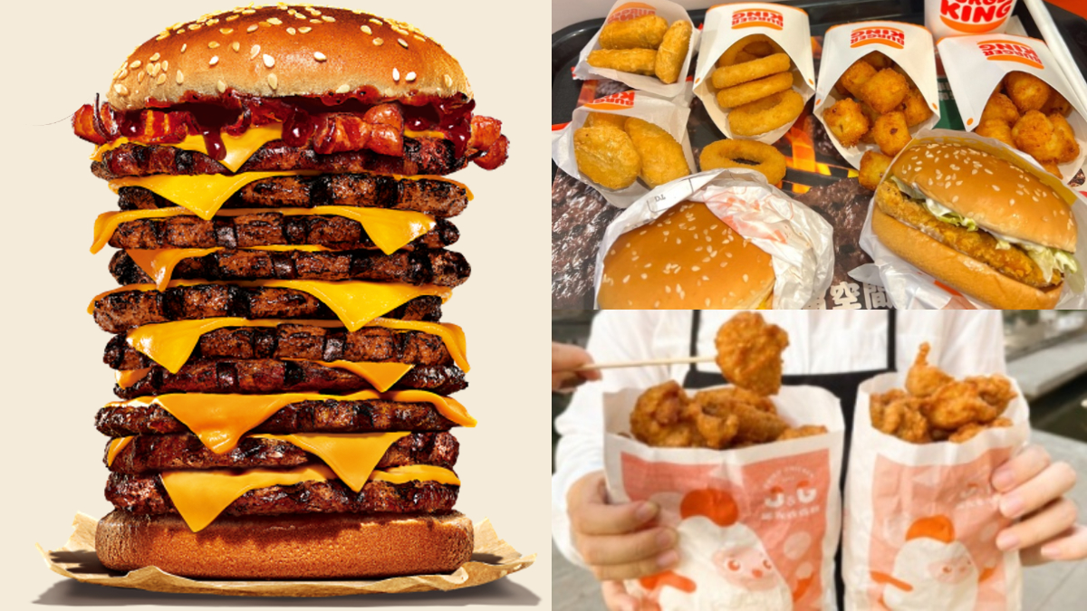 漢堡王「10層牛肉堡」強勢回歸！10片火烤牛＋起司太狂，繼光免費送香香炸雞