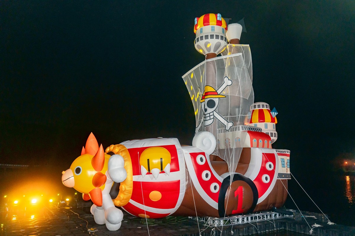 《航海王》千陽號出沒新竹！魯夫、喬巴10大人氣角色集合，週末看水上煙火秀