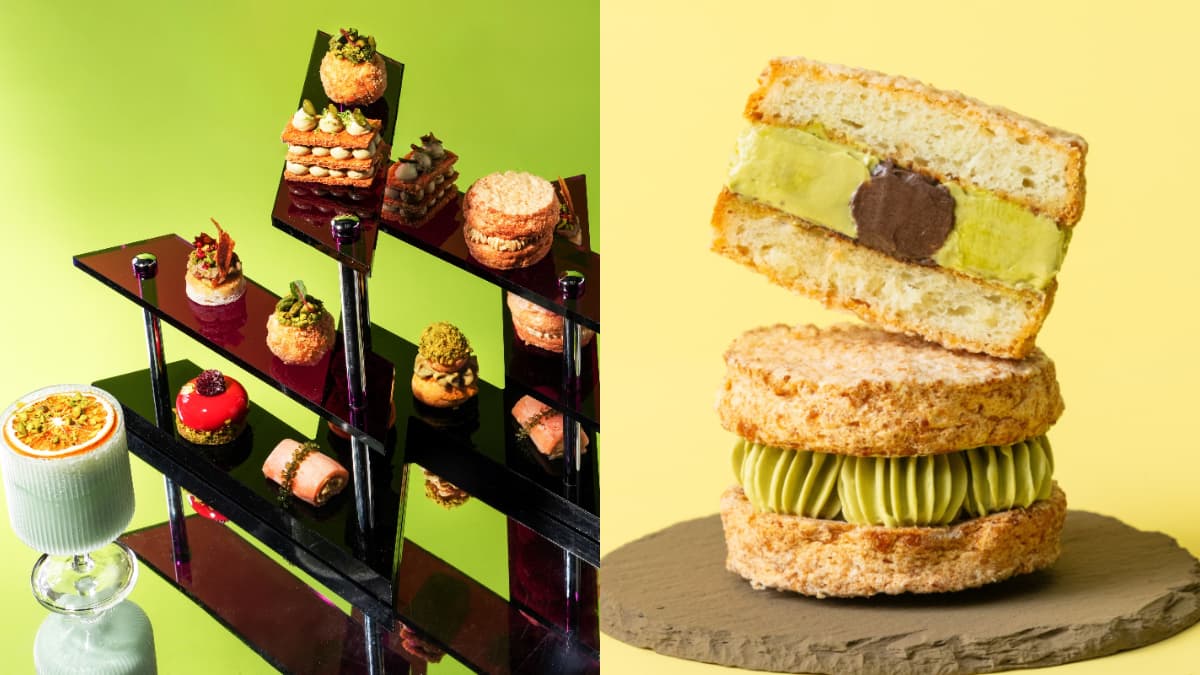 台北最強「開心果下午茶」在這！PISTA CIAO聯名７款夢幻點心、微醺特調登場