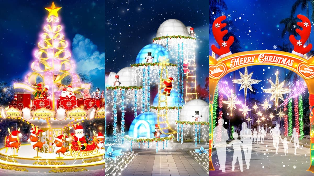 南部最大「夢幻聖誕村」這天登場！美拍３大主題聖誕樹，還有飄雪秀、逛市集