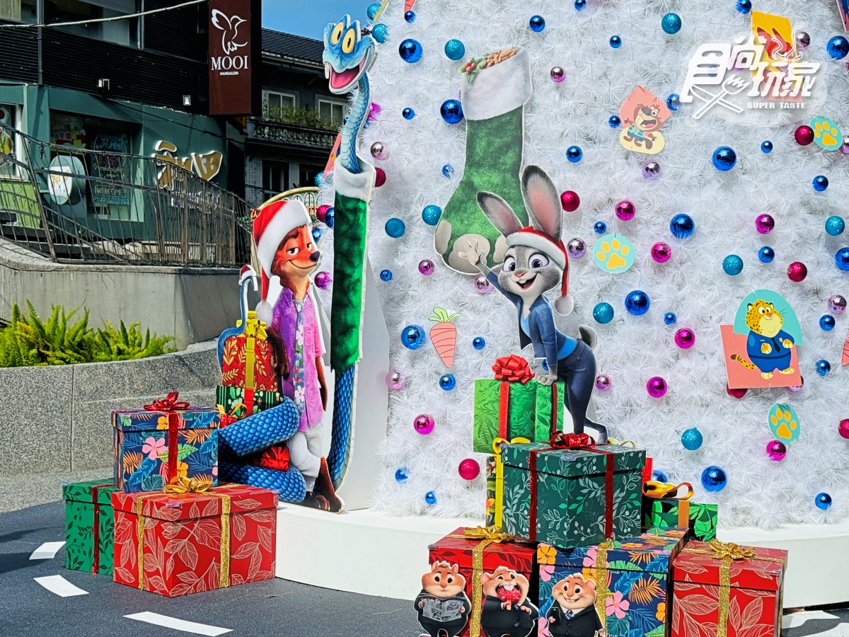 台北第一棵聖誕樹！全台唯一《動物方城市》主題造景，超萌茱蒂、尼克都要拍
