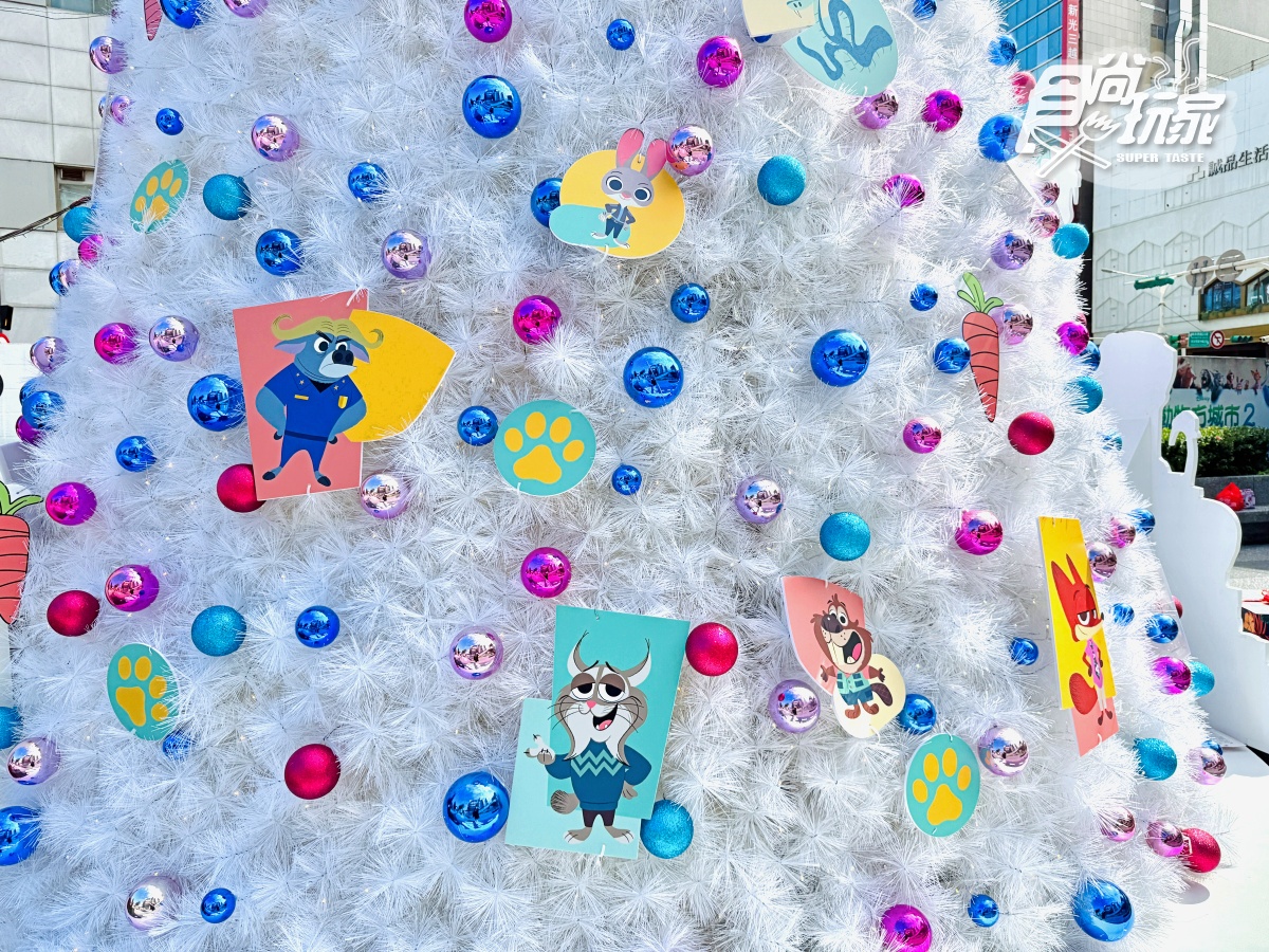 台北第一棵聖誕樹！全台唯一《動物方城市》主題造景，超萌茱蒂、尼克都要拍