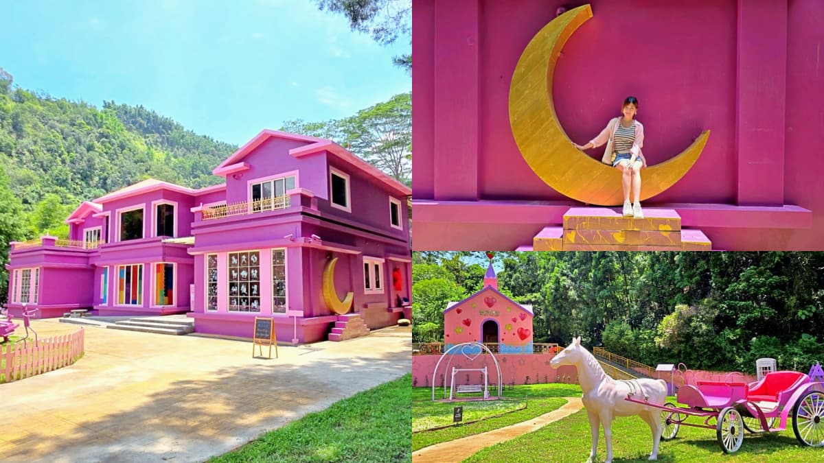 南投「超低調免費景點」重新開放！打卡美拍夢幻粉紅教堂，還有兒童遊戲區