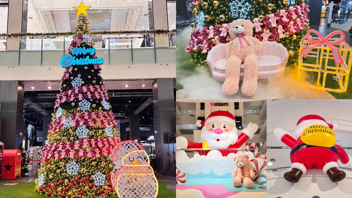 粉色聖誕樂園登場！500隻小熊聖誕樹超夢幻，必拍180秒煙火、10場光霧秀