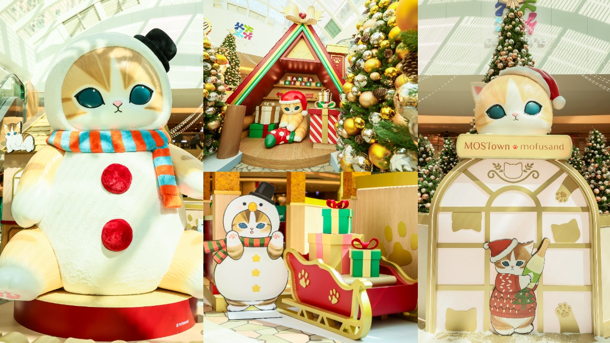 快衝「貓福珊迪聖誕村」！必拍３公尺雪人貓福珊迪，４大打卡區＋２大體驗區