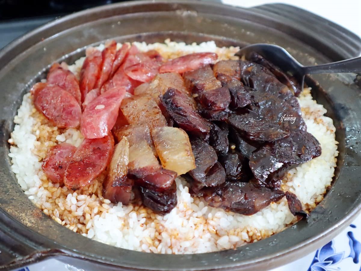 新華港式菜館推薦必點２：臘味煲飯