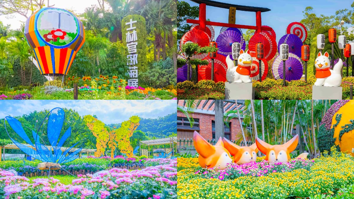 年末最強花海免費逛！「士林官邸菊展」15大展區搶先看，Q萌狐狸神社必拍