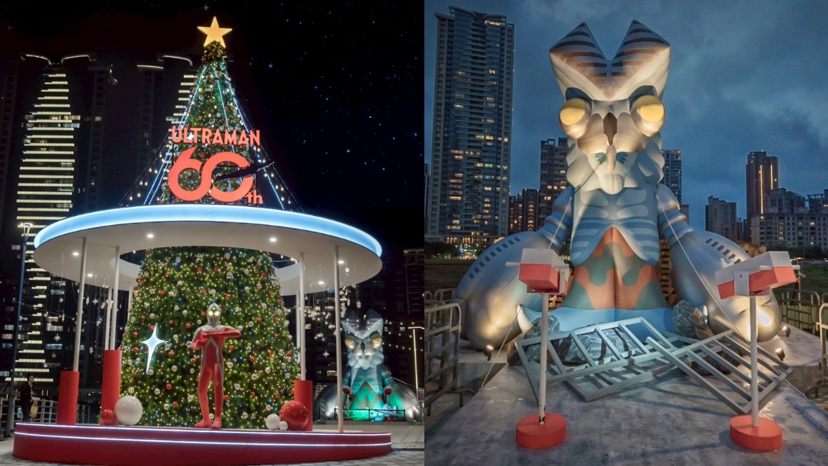 打卡８公尺「超人力霸王聖誕樹」！全台３據點：４大互動場景、500款周邊