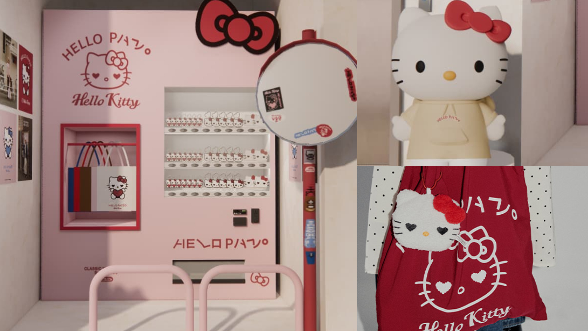 全台唯一「愛心眼HELLO KITTY」在這！粉嫩打卡裝置＋巨型KITTY公仔免費拍