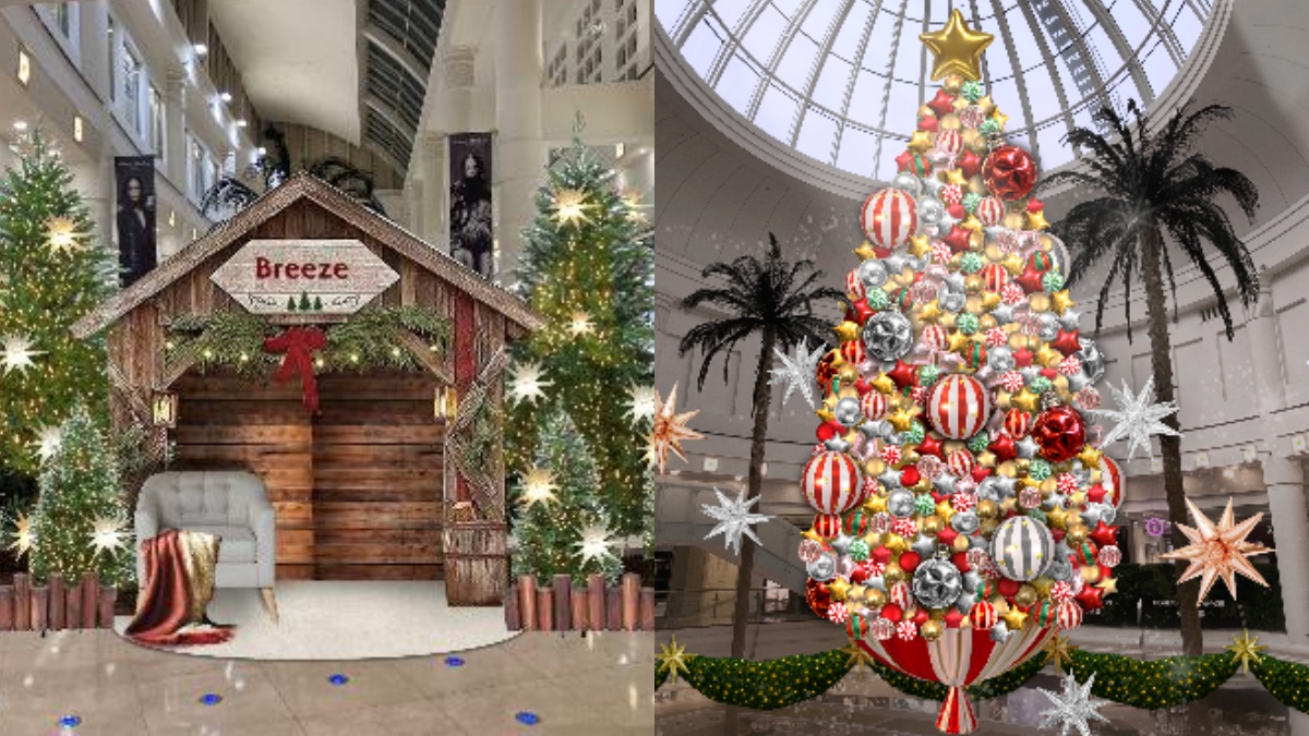 「巨型聖誕熊」降落信義區！打卡巨大聖誕餐桌＋童話幻境，加碼粉色告白大道