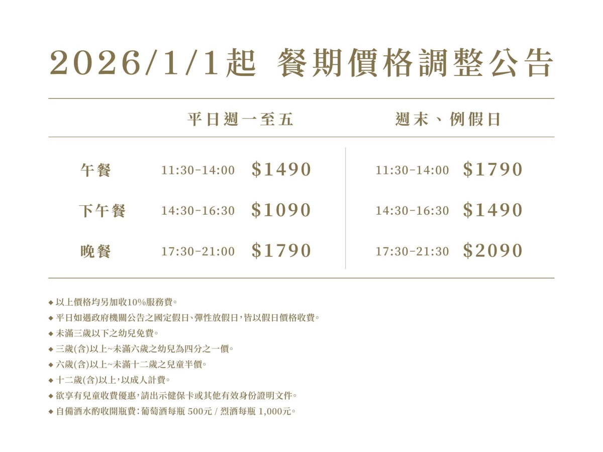 饗饗、旭集調漲100元!饗賓集團5大Buffet全新價位,「這天起」調價前衝一波 饗饗、旭集調漲100元!饗賓集團5大Buffet全新價位,「這天起」調價前衝一波