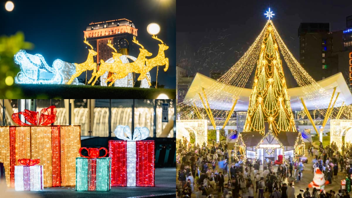 26米星光聖誕樹點燈！「2025高雄聖誕生活節」開跑，免費演唱會陣容超豪華