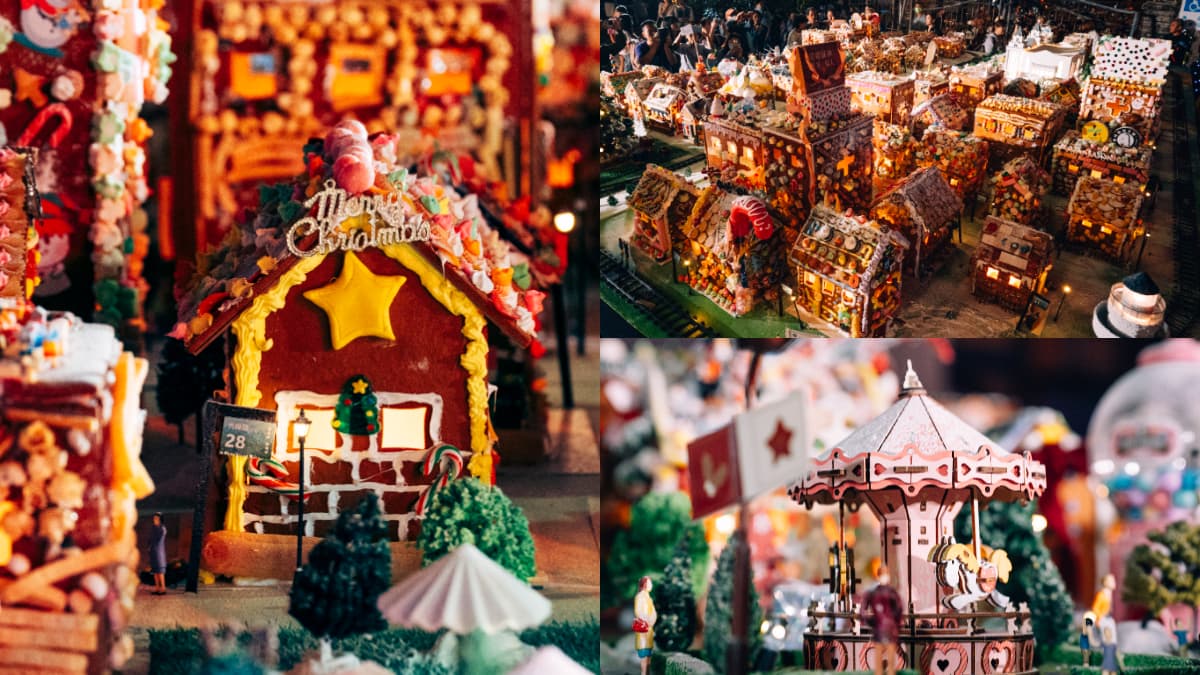 全台最大「薑餅城市」夢幻點燈！超過70座薑餅屋超好拍，聖誕市集快閃２天