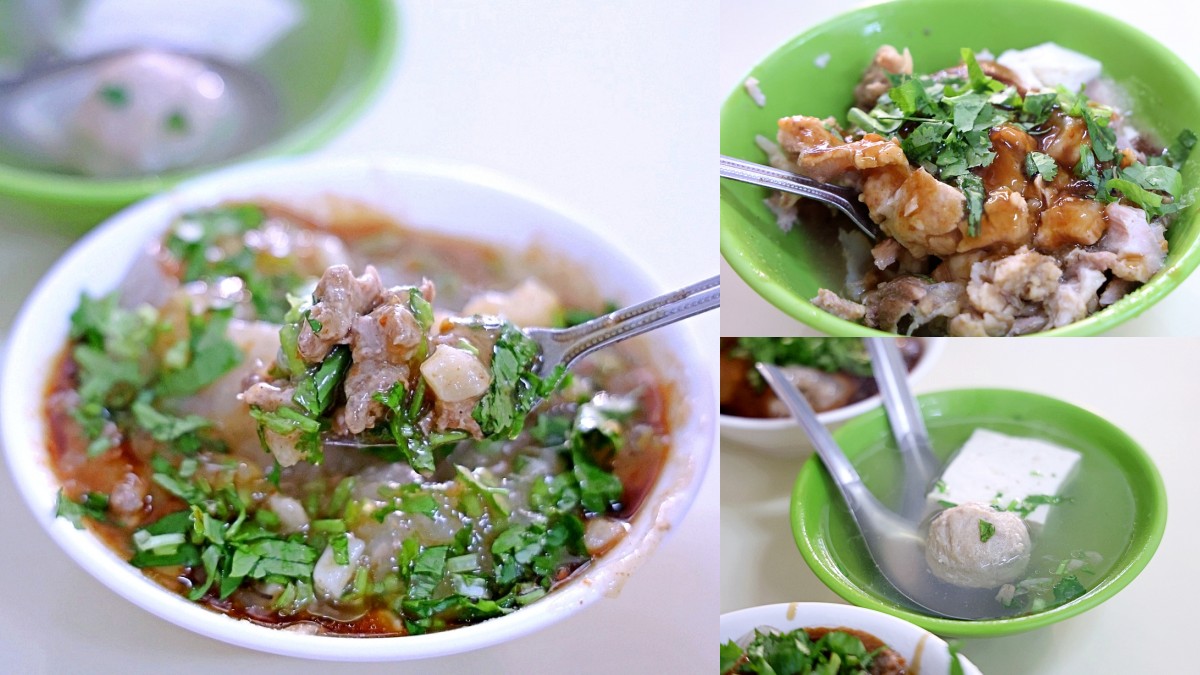 田尾美食４：溪畔肉圓｜剪小塊肉圓、隱藏版小菜