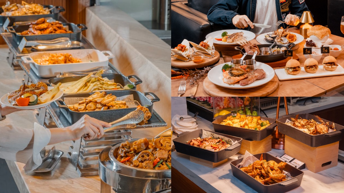 ４人同行１人免費！698元嗑大分量牛排＋自助吧，海鮮、異國料理百道吃到飽