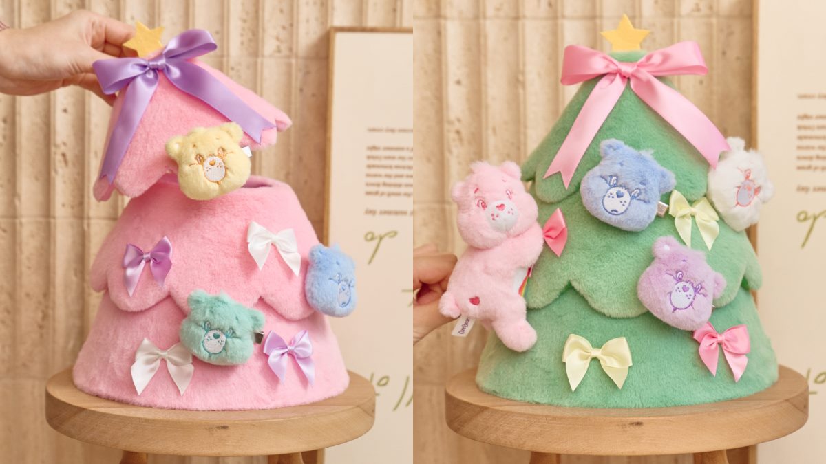Care Bears聖誕樹登場！威秀「這天起」限量開賣，彩虹熊糖果包、趴趴熊12款