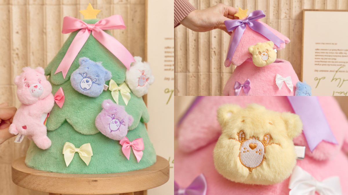 Care Bears聖誕樹登場！威秀「這天起」限量開賣，彩虹熊糖果包、趴趴熊12款