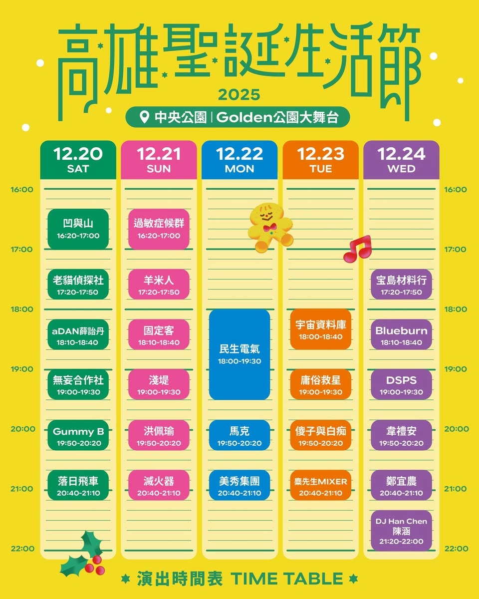 2025全台聖誕活動整理!10個聖誕市集、聖誕打卡點,高雄有免費聖誕演唱會 2025全台聖誕活動整理!10個聖誕市集、聖誕打卡點,高雄有免費聖誕演唱會