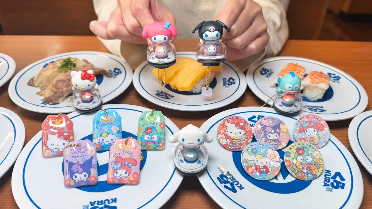 ５間三麗鷗「新年主題門市」！藏壽司15款達摩、御守扭蛋，聯名餐點送閃卡