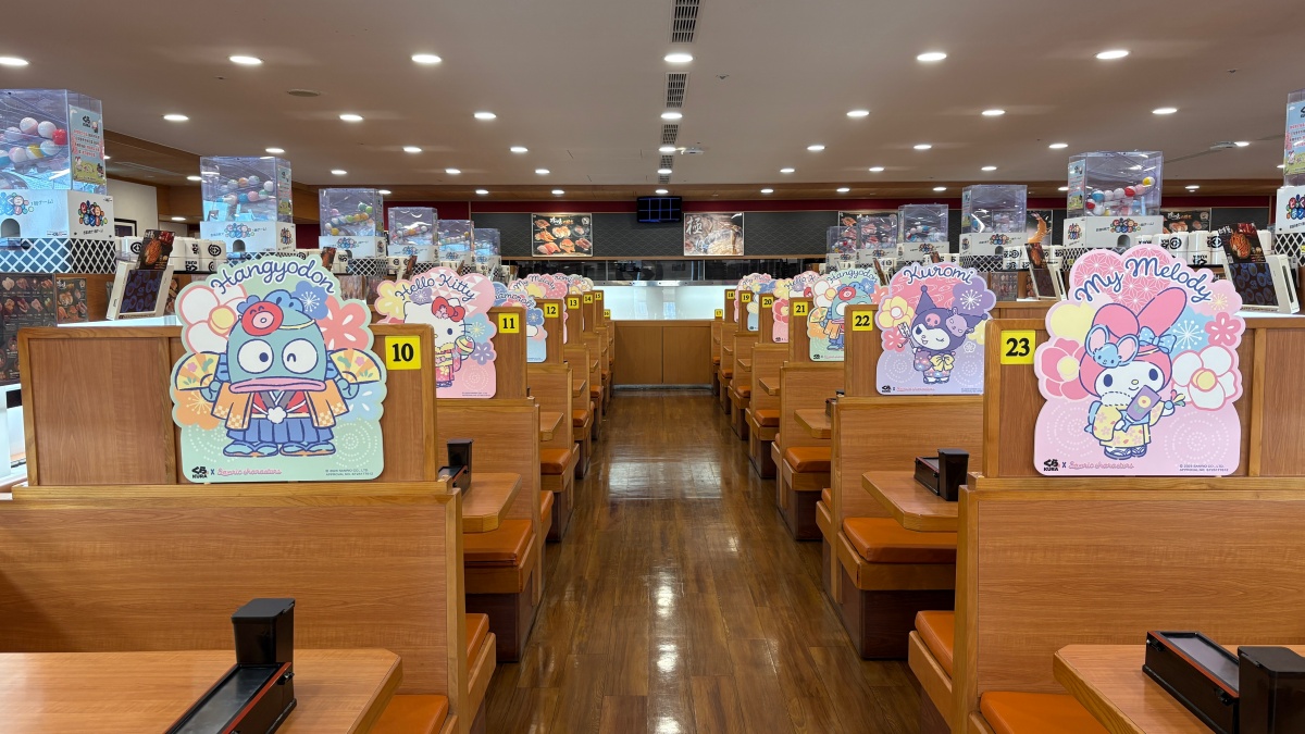 ５間三麗鷗「新年主題門市」！藏壽司15款達摩、御守扭蛋，聯名餐點送閃卡