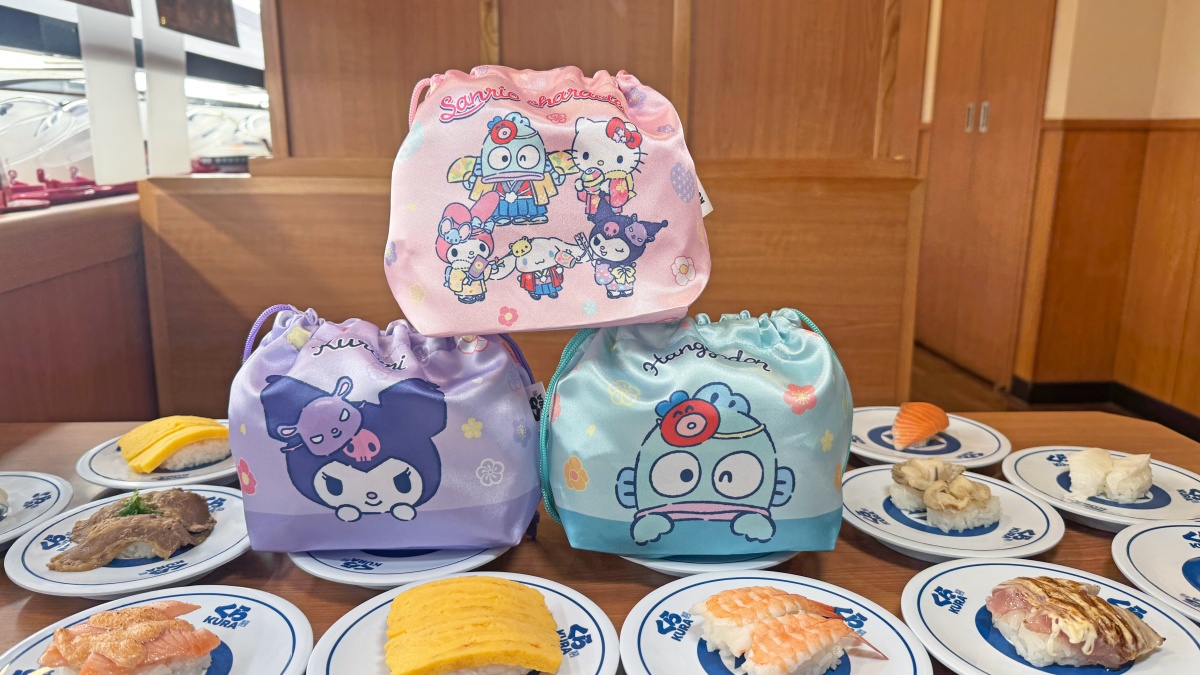 ５間三麗鷗「新年主題門市」！藏壽司15款達摩、御守扭蛋，聯名餐點送閃卡