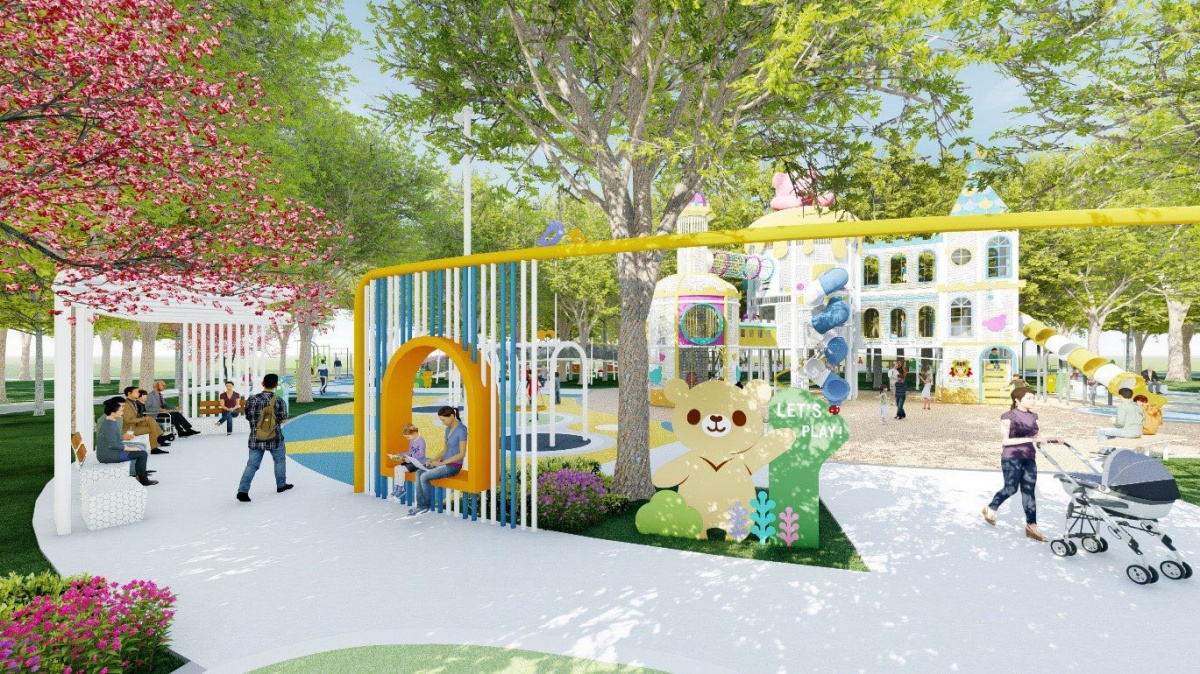 高雄全新「熊熊主題公園」過年前開放！必玩森林熊城堡溜滑梯，模擬圖搶先看