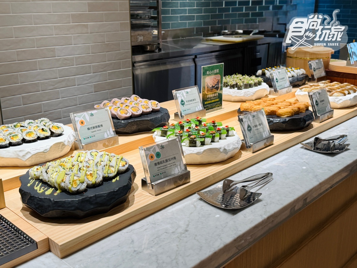 CNN認證「蔬食Buffet」開幕了！爽嗑3.5小時，熱炒、烤物、甜點200道無限夾