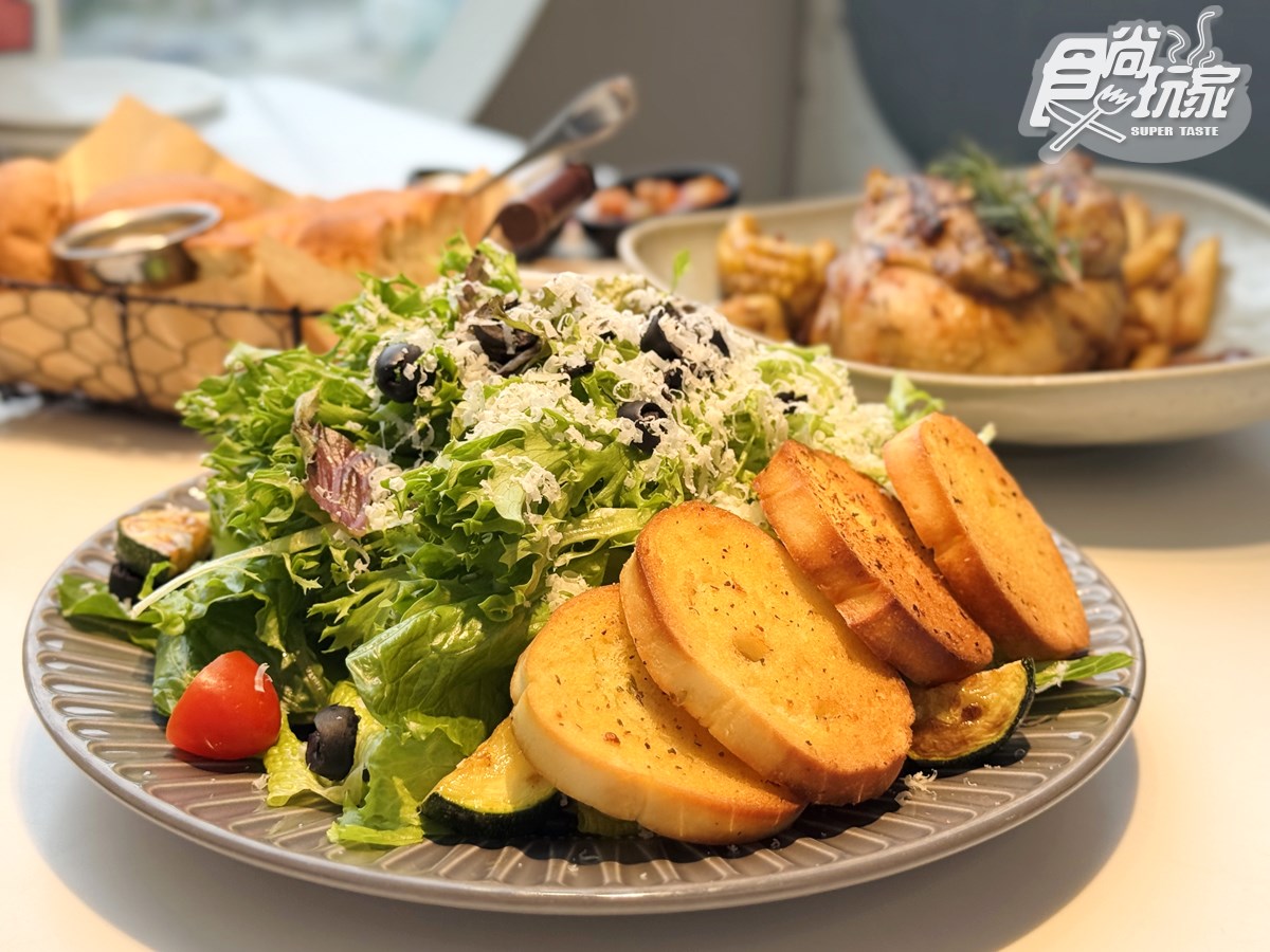 歐式麵包、咖啡無限續！高CP值「高空早午餐」爽嗑BBQ烤雞，免費送布朗尼