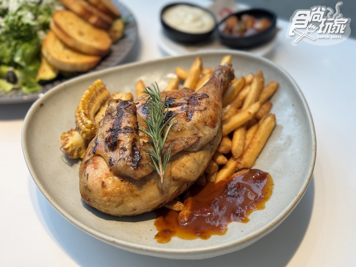 歐式麵包、咖啡無限續！高CP值「高空早午餐」爽嗑BBQ烤雞，免費送布朗尼