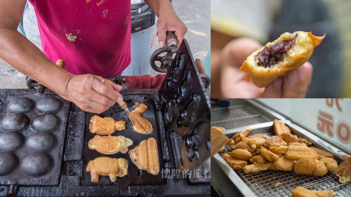 可愛貓咪鳥居這裡拍!新化老街邊吃邊逛,一夾就斷軟骨麵、10元阿婆雞蛋糕 新化老街美食|市場口阿婆雞蛋糕
