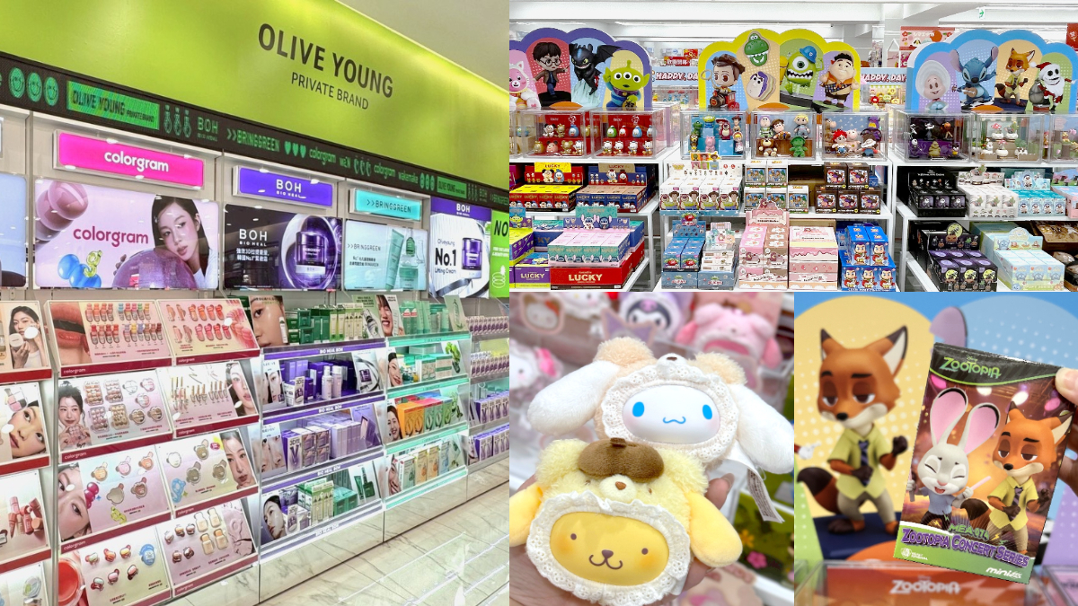 全台首間「OLIVE YOUNG」在這！５大亮點＋推薦必買，加碼超Q迪士尼盒玩