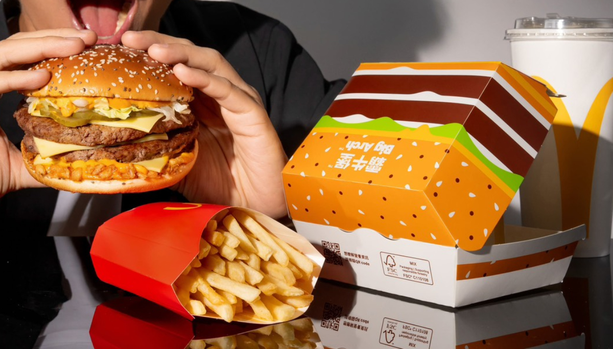麥當勞全新「芋泥球」開賣！爆漿大甲芋泥超欠吃，加碼「霸牛堡」送麥克雞塊