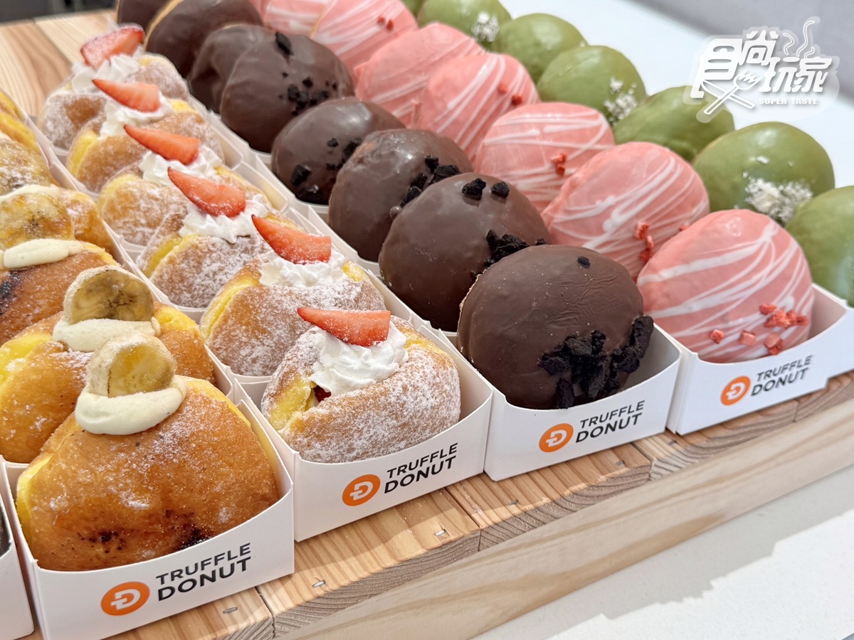日本鳥取排隊生甜甜圈登台！「Truffle Donut」海外首店在高雄，５大必買口味、展店計畫