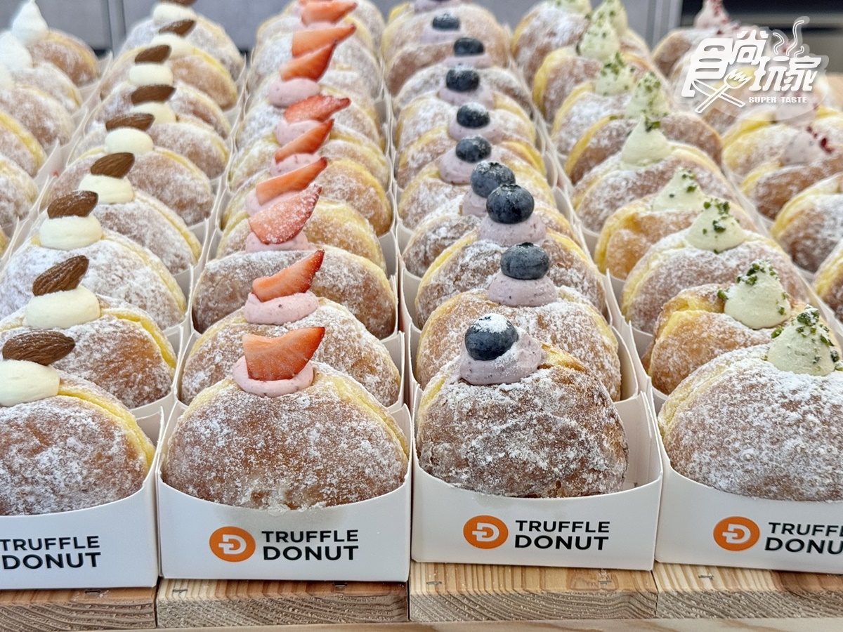 日本鳥取排隊生甜甜圈登台！「Truffle Donut」海外首店在高雄，５大必買口味、展店計畫