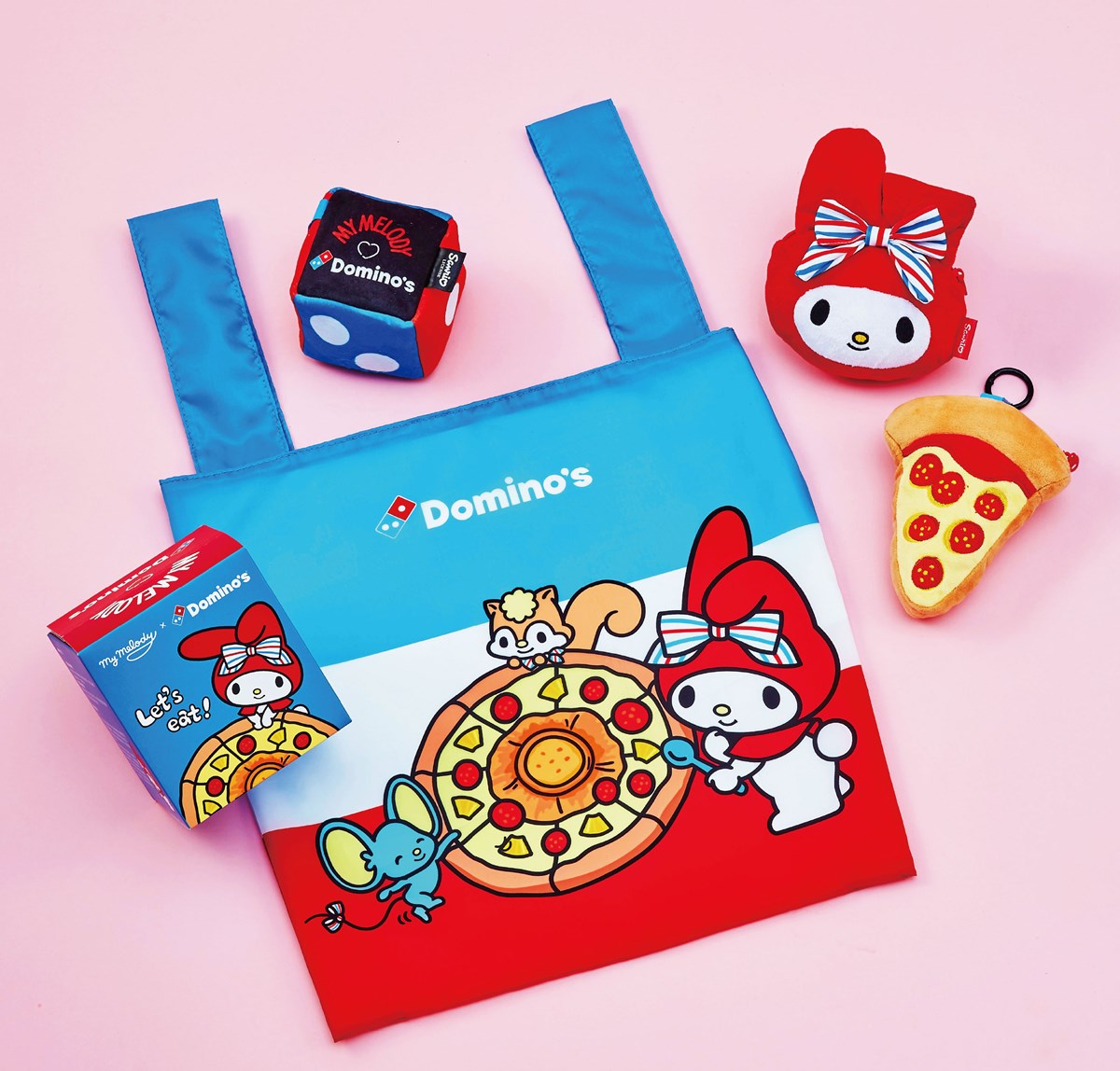 「達美樂Ｘ美樂蒂」首度聯名！超Q披薩盒＋周邊搶看，免費送招牌燈盲盒