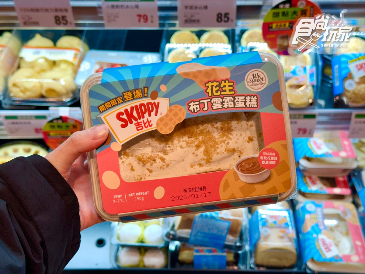 全聯聯名「吉比花生醬」！甜點、麵包15款35元起，「這２款」甜而不膩大受好評