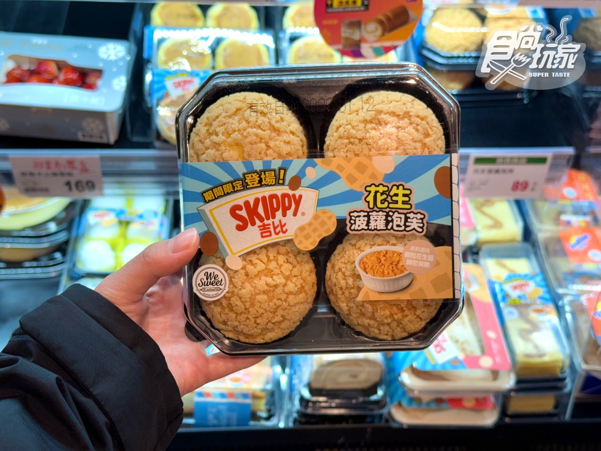 全聯聯名「吉比花生醬」！甜點、麵包15款35元起，「這２款」甜而不膩大受好評