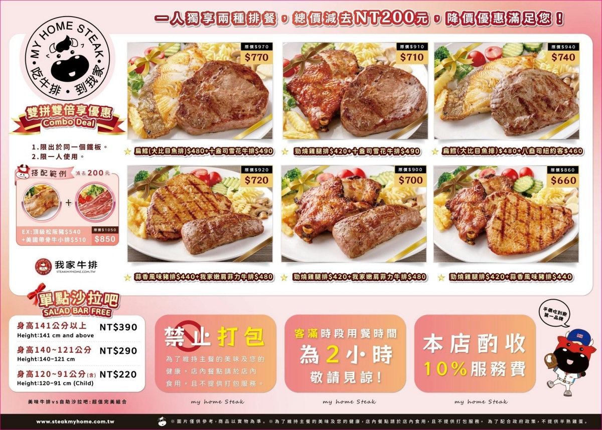 「全台最大我家牛排」1/25開幕！390元開吃、1000坪旗艦店，菜單＋訂位方式曝